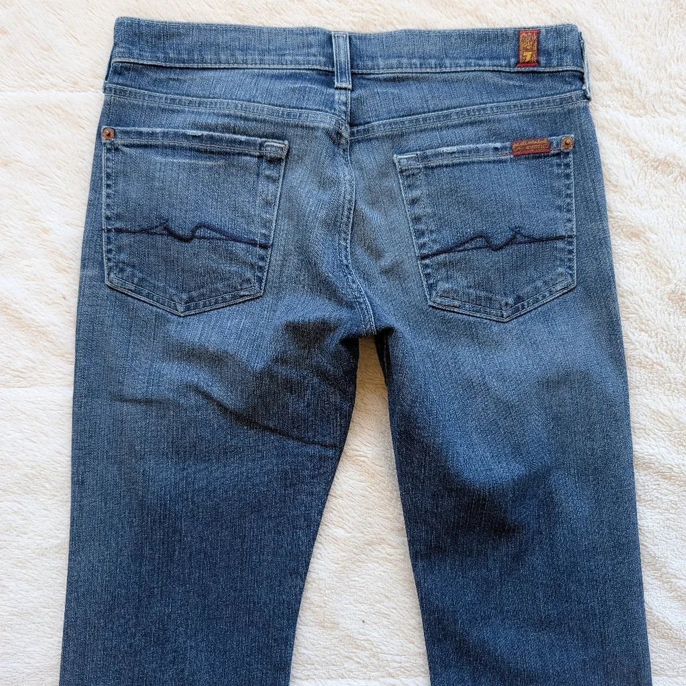 7famk Low Rise Bootcut Leg Jeans - Picture 4 of 6